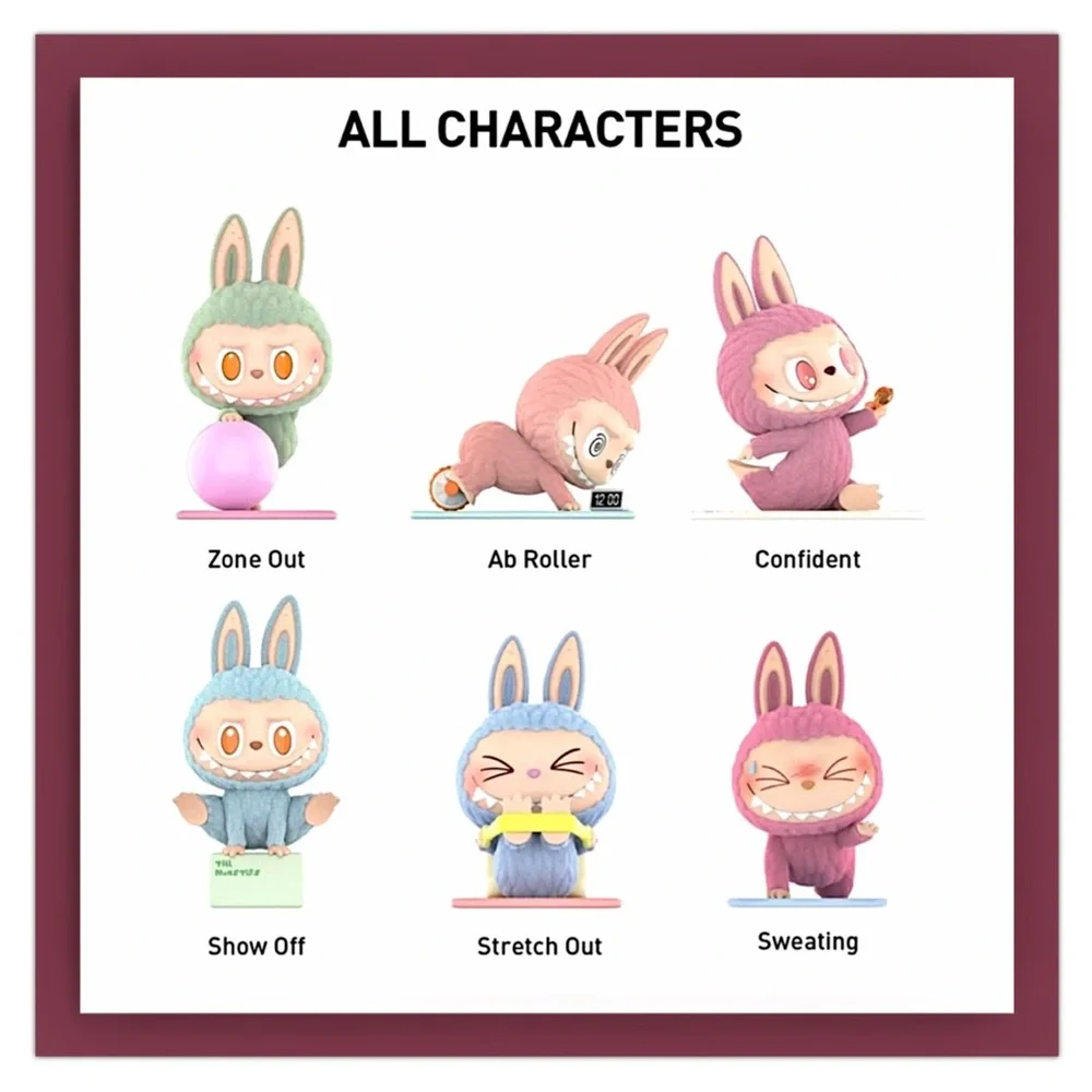 Pop Mart The Monsters Lazy Yoga Series - Blind Box - Figurine - Picture 3 of 16